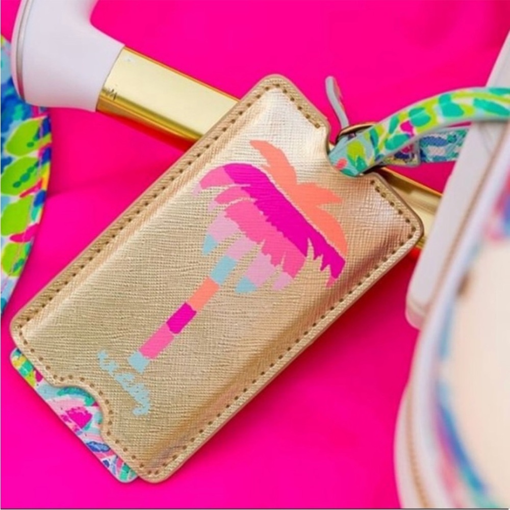Lilly Pulitzer | NWT Gold Luggage Tags (2)
